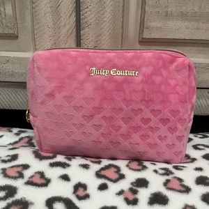 Juicy Couture Pink & Gold Cosmetic bag